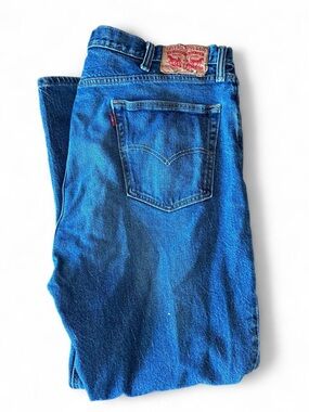 Classic Straight Fit Men's Denim Jeans - Blue